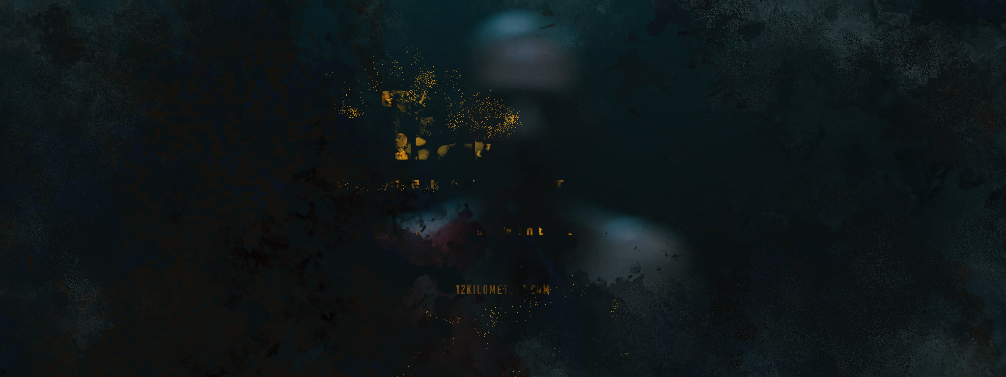 A mysterious shot from the trailer, with a reveal effect to transition to the final frame. This time, the dust elements are being materialized into the title frame of the trailer.